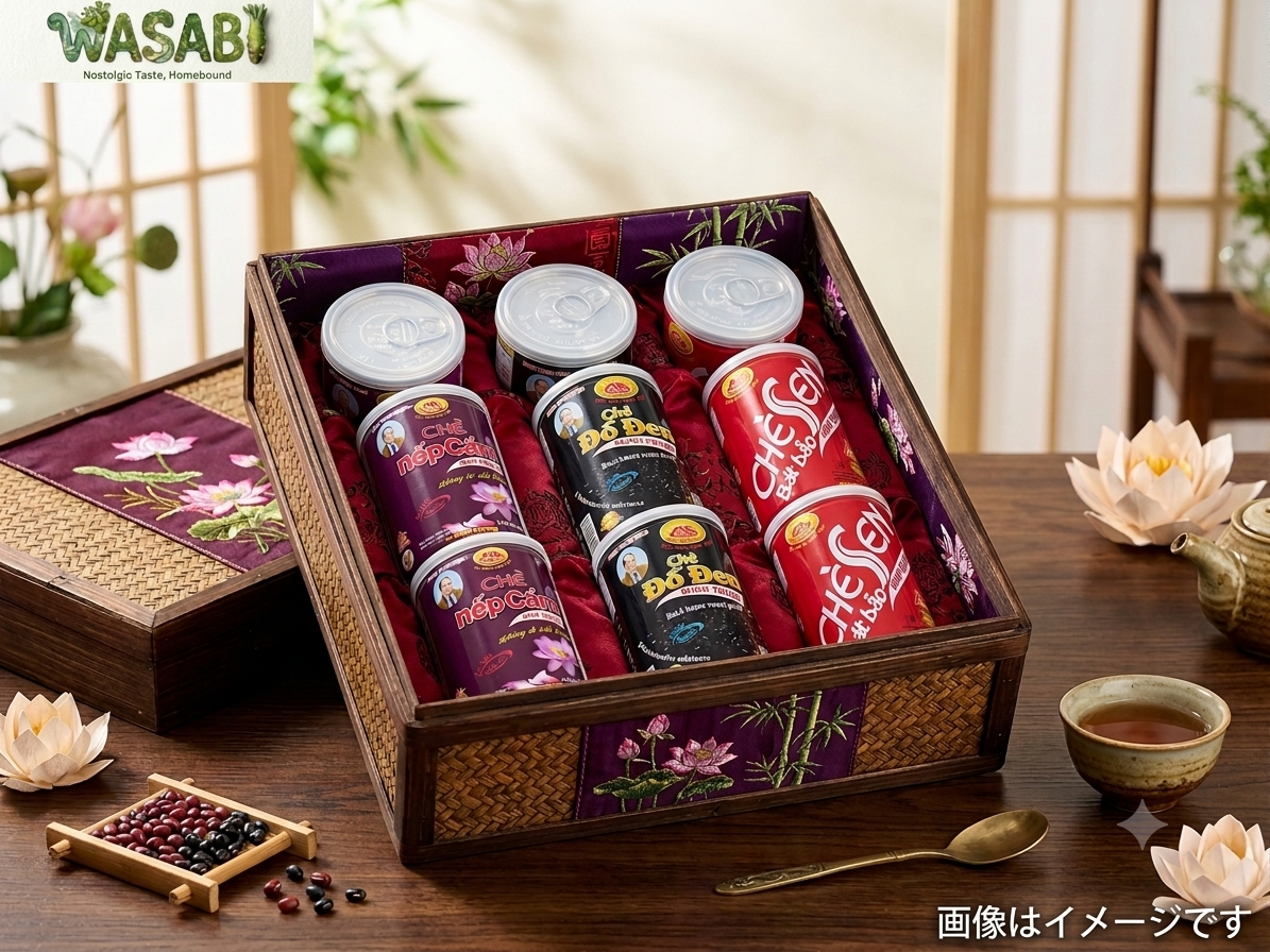 Zenzai 3-piece set / Tasting set of traditional Vietnamese sweet soup "Chè"