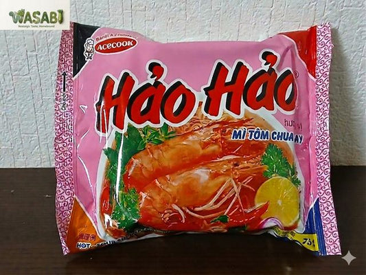 【ベトナム定番ラーメン】ハオハオ ピリ辛エビ味  / Mì Hảo Hảo Tôm Chua Cay