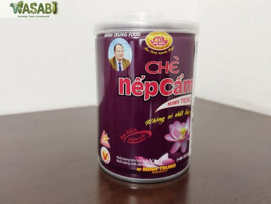 【プチプチ食感】ベトナム黒もち米ぜんざい（Che nep cam） 240g / Chè Nếp Cẩm Minh Trung (Dạng Lon)