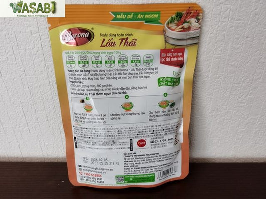 Barona タイ鍋スープの素 / Xốt Gia Vị Hoàn Chỉnh Barona Lẩu Thái